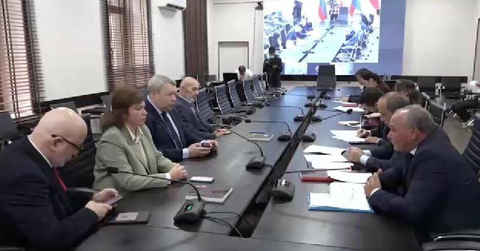 Итоговое совещание с Заместитель министра сельского хозяйства Республики Северная Осетия-Алания Ибрагим Рубаев и Заместителем министра экономического развития Республики Северная Осетия-Алания Олег Быкадоров.