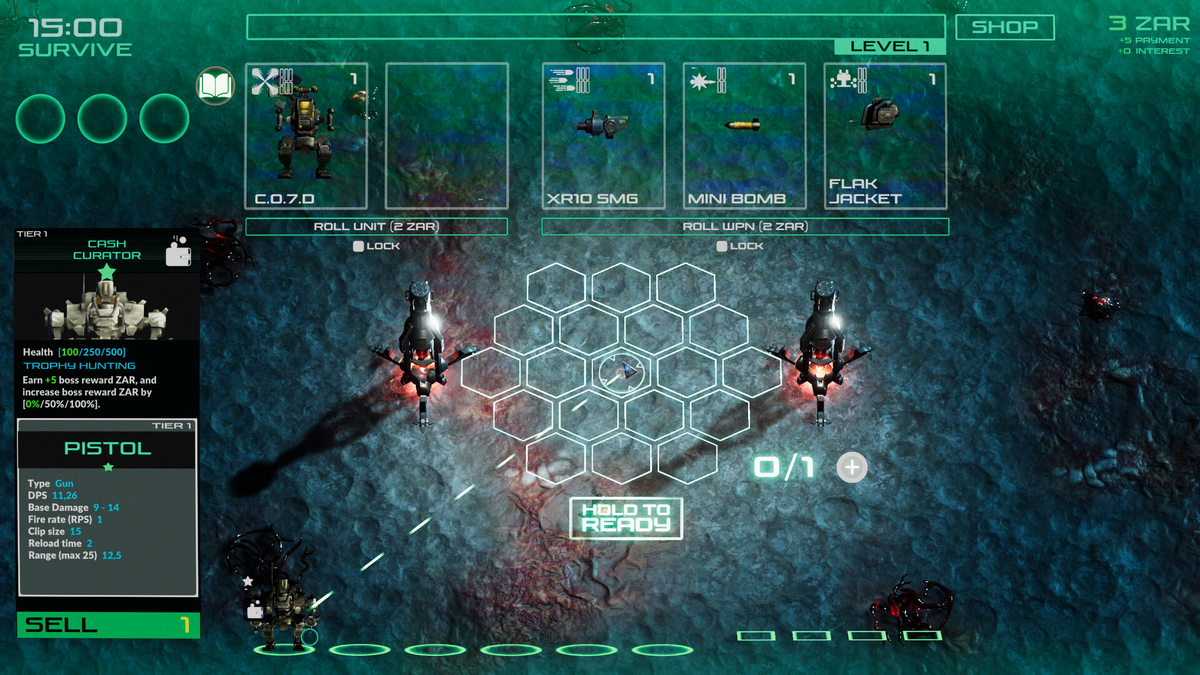 Battle Grid - игра для фанатов киберпанка и Vampire Survivors