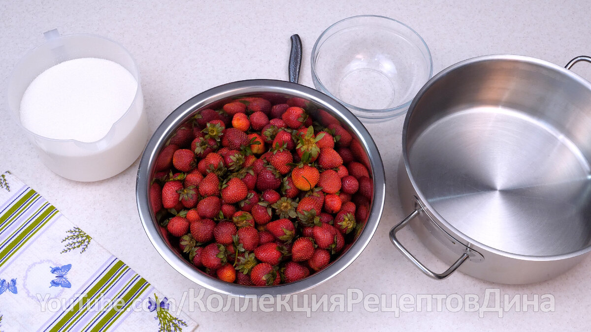 🍓Классическое Клубничное Варенье! Яркое Варенье из Клубники с целыми, как  мармелад, ягодами!🍓 | Дина, Коллекция Рецептов | Дзен