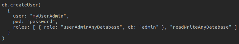 Обычный способ добавления пользователя