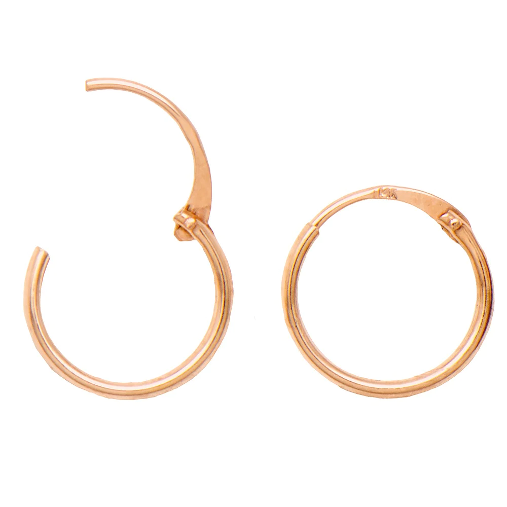 Small Hoop Earrings Women Silver Color Circle Earrings Men Round Earrings Jewelr