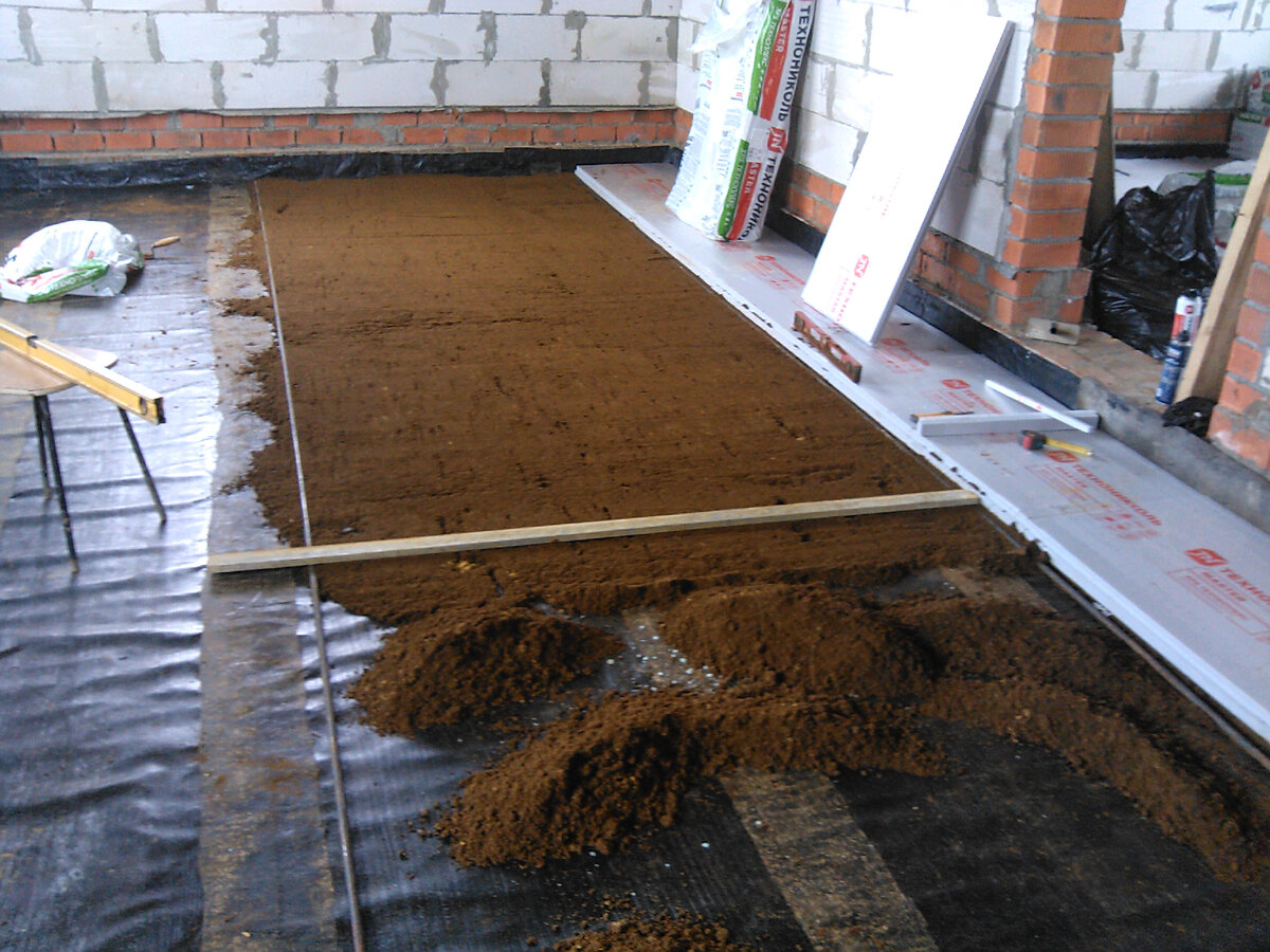 Подготовка под монтаж труб теплого пола. @ Горбунов Сергей