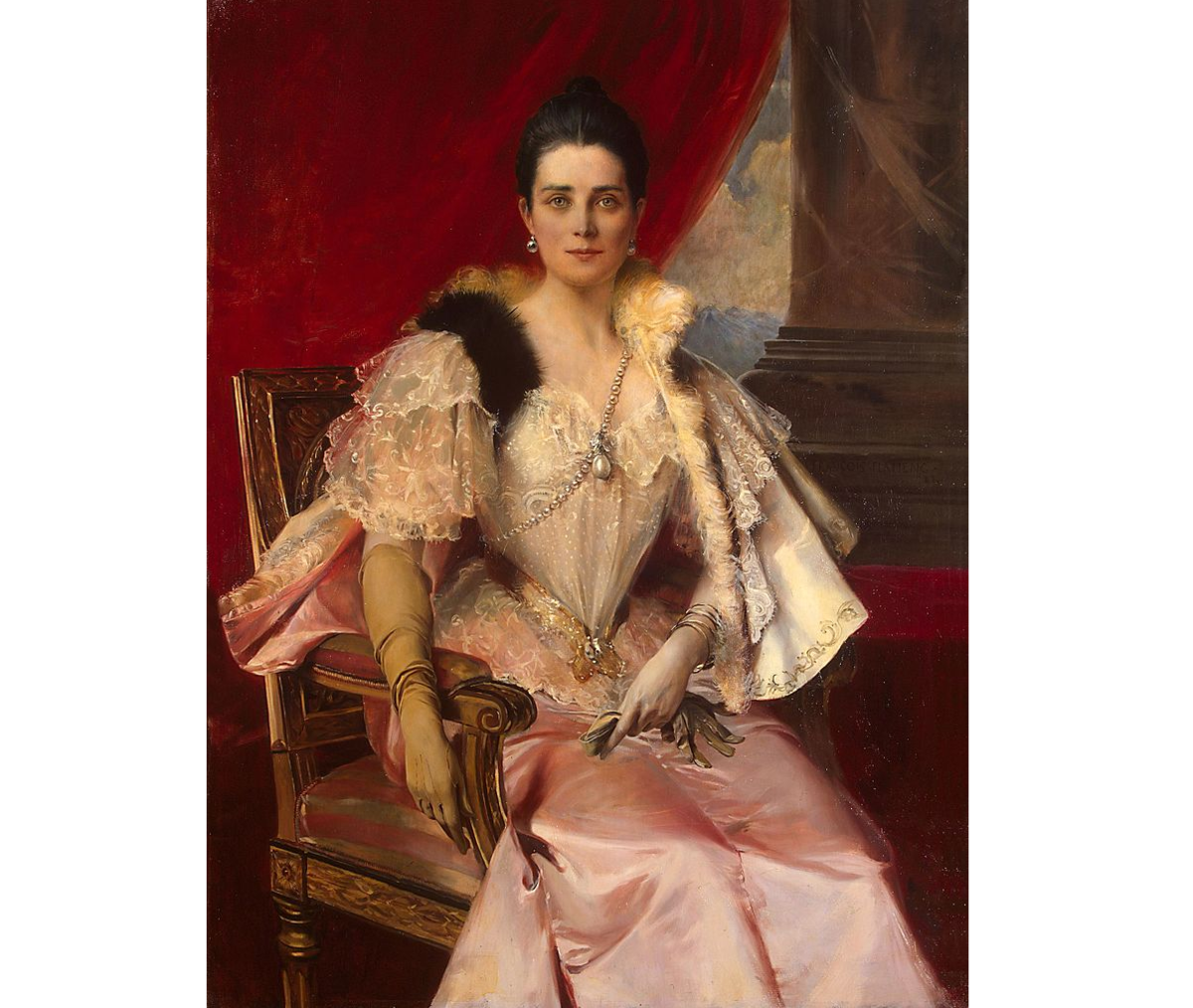 Портрет Зинаиды Юсуповой, Франсуа Фламенг, 1894. (с) Из коллекции Эрмитажа