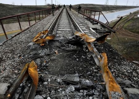    Третья диверсия на железной дороге Восточного Крыма