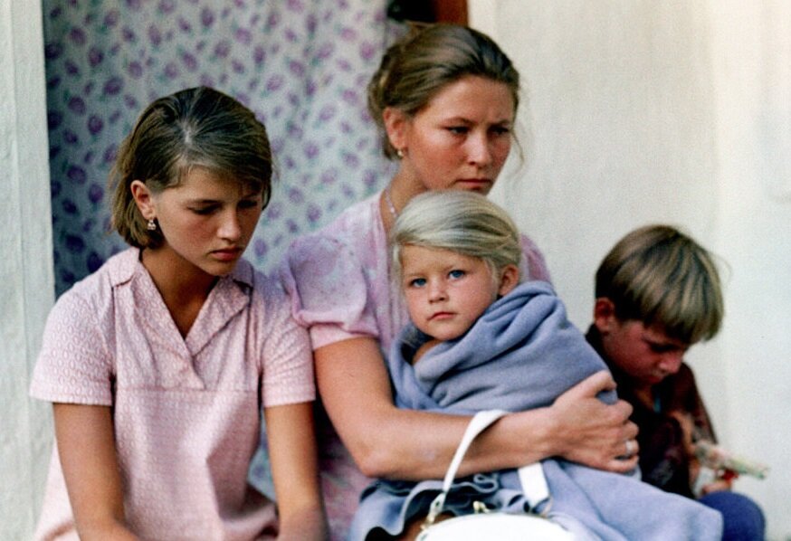Кадр из фильма «Здравствуй и прощай» (1972). Скриншот.