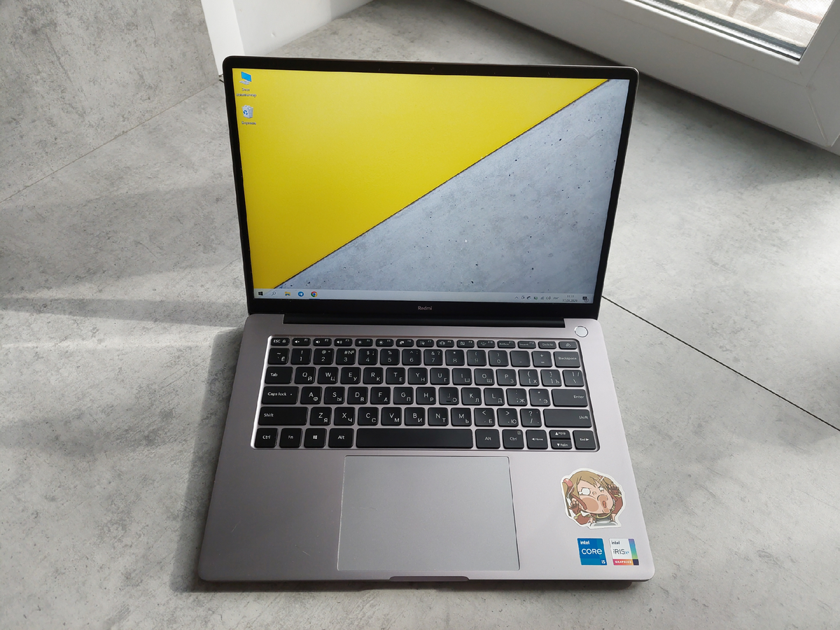 У меня ноутбук Xiaomi RedmiBook Pro, 15,6". Он работает без подзарядки часов шесть. Сейчас такой стоит около 80 тысяч рублей 