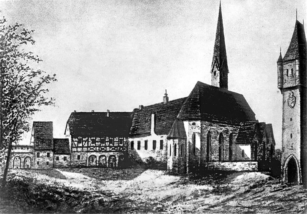 Марбургский университет (гравюра конца XVIII в.). МАЭ РАН (Кунсткамера)