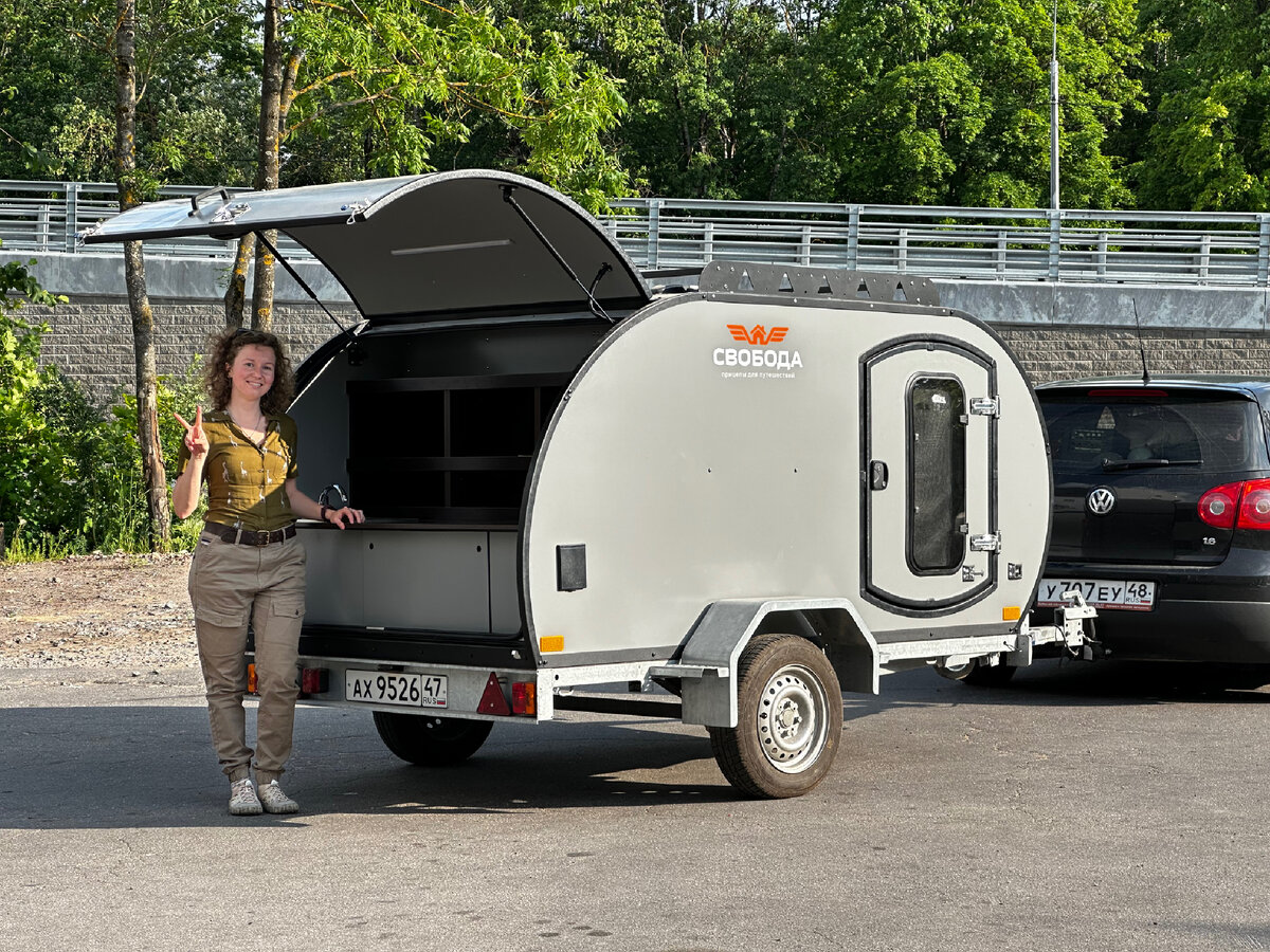 Взяли прицеп-каплю напрокат. Проблема или решение проблемы? | Автодом и ...