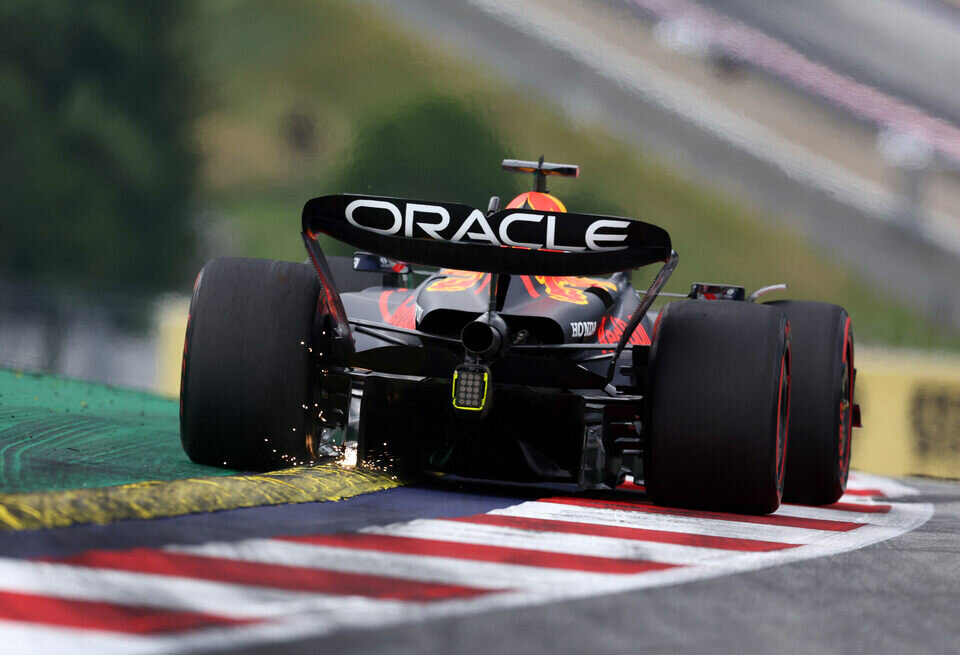   Макс Ферстаппен на поуле на Ред Булл Ринге, Серхио Перес – 15-йGetty Images / Red Bull Content Pool
