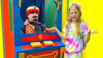 Nastya and Dad escape the maze and other funny stories for kids