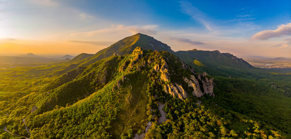 Гора Бештау сверху