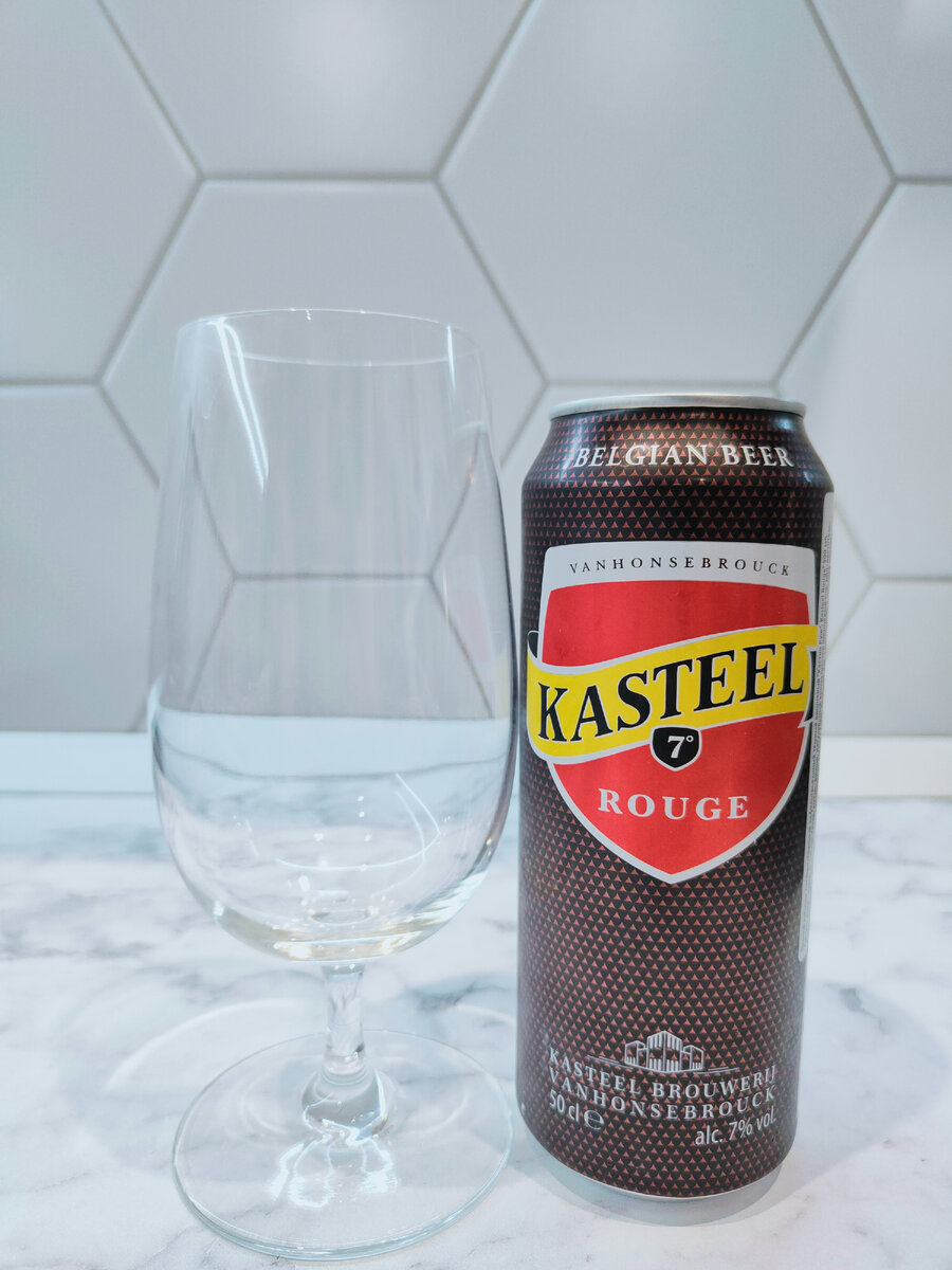 Пиво "Kasteel Rouge" (Кастил Руж) из Бельгии