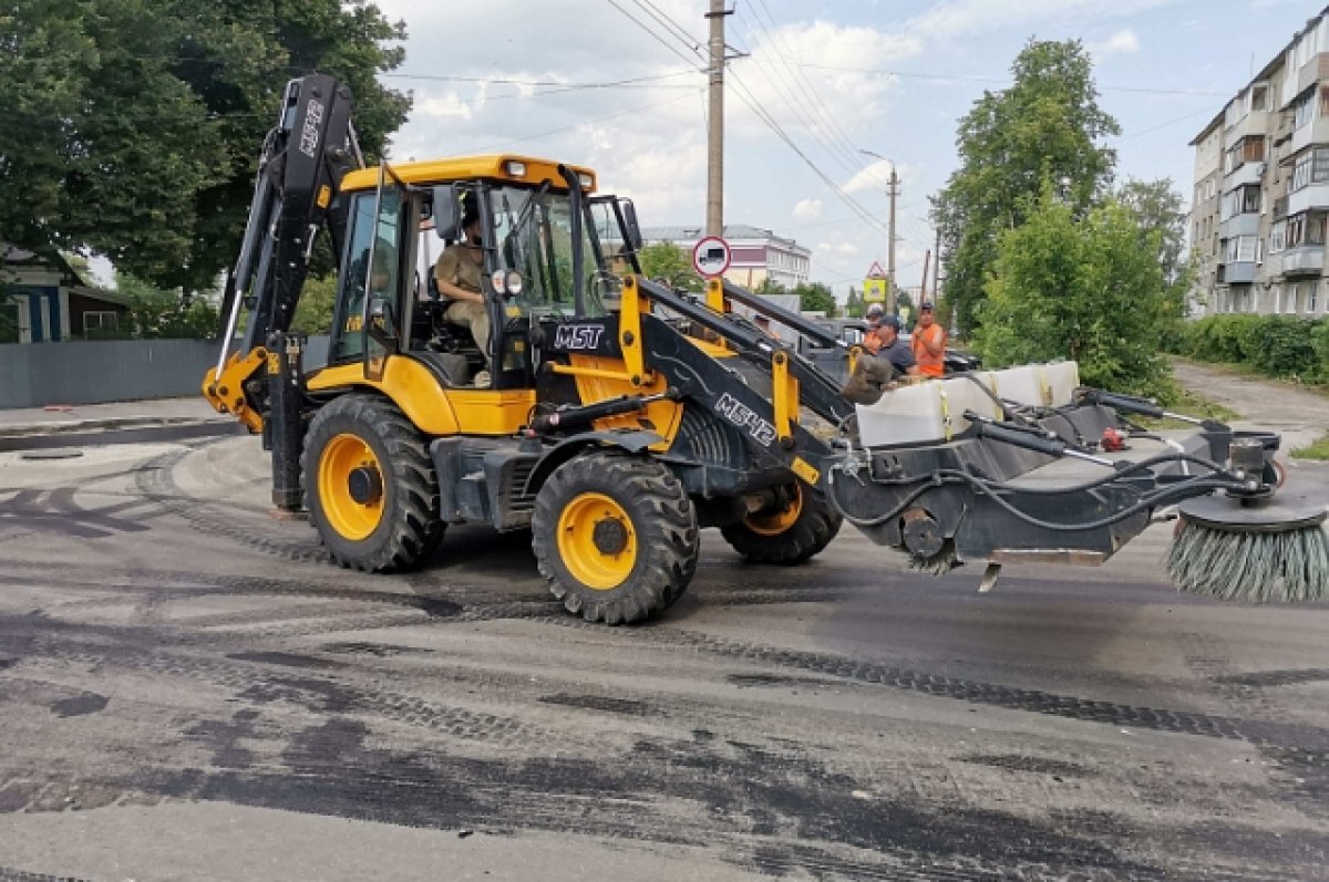    Ремонт автомобильной дороги завершается на ул. Болотова в Туле