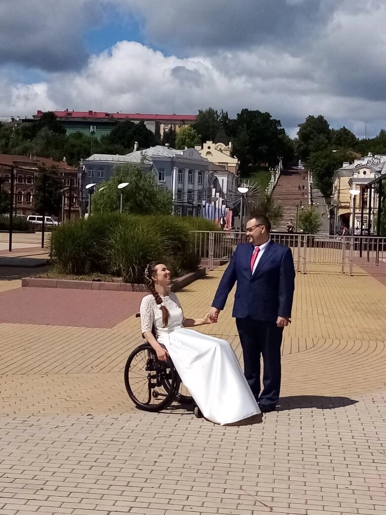 Мы в день бракосочетания