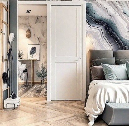 Современный интерьер спальни