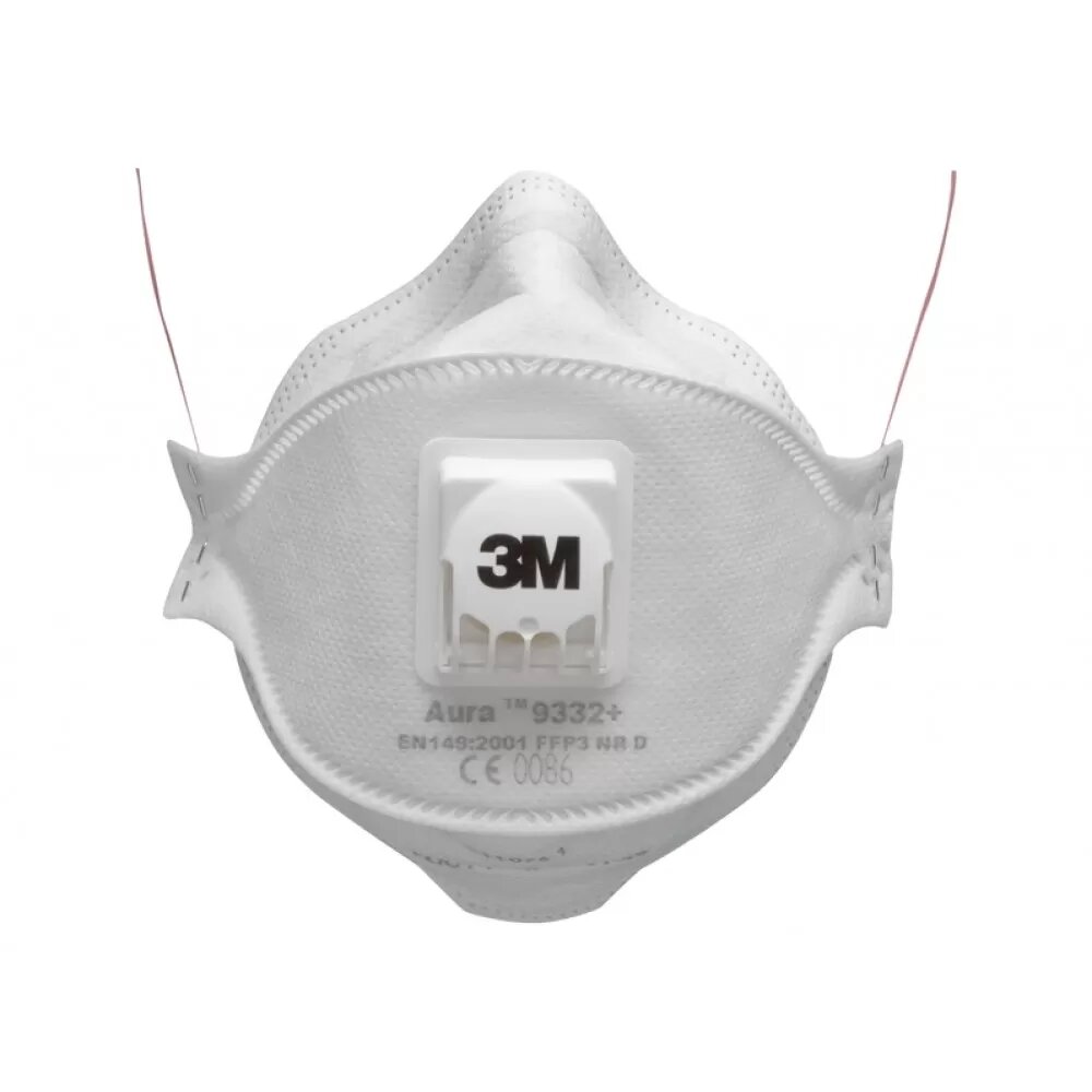 3M™ Aura™ 9332+ Респиратор противоаэрозольный класс защиты FFP3 NR D, с клапаном выдоха Цена: 280 ₽
