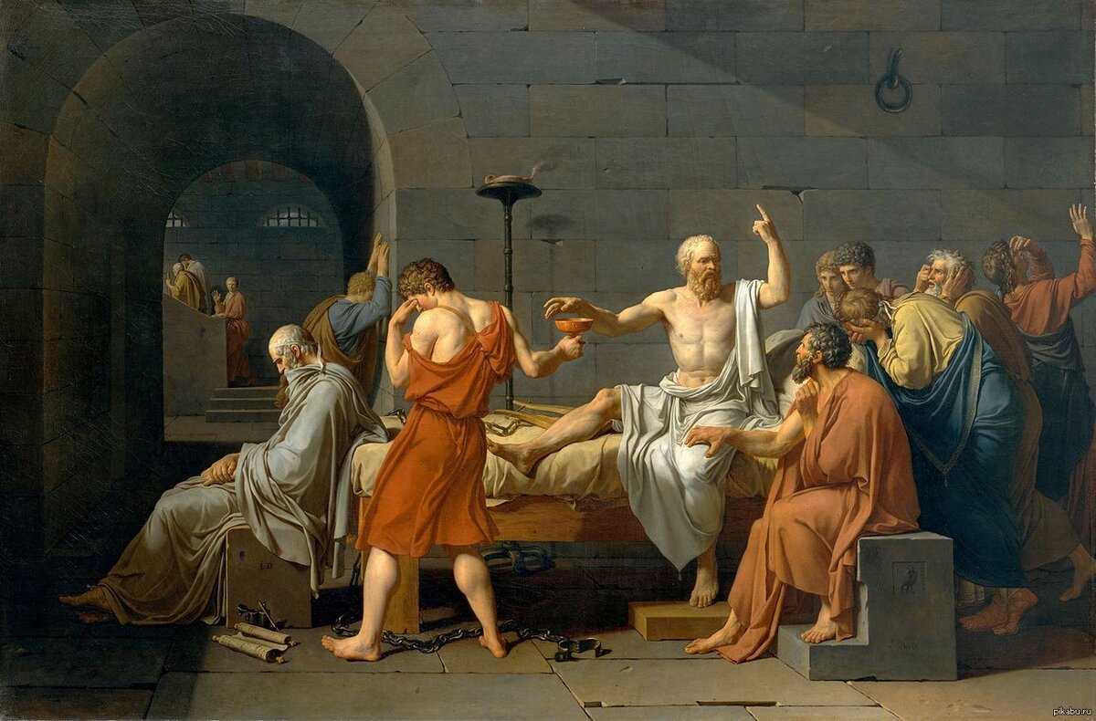 «Смерть Сократа» Жак Луи Давид, 1787