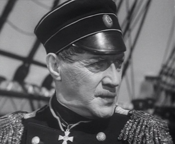 Алексей Дикий в роли Степана Нахимова. Кадр из фильма "Адмирал Нахимов" (1946). Изображение из открытых источников