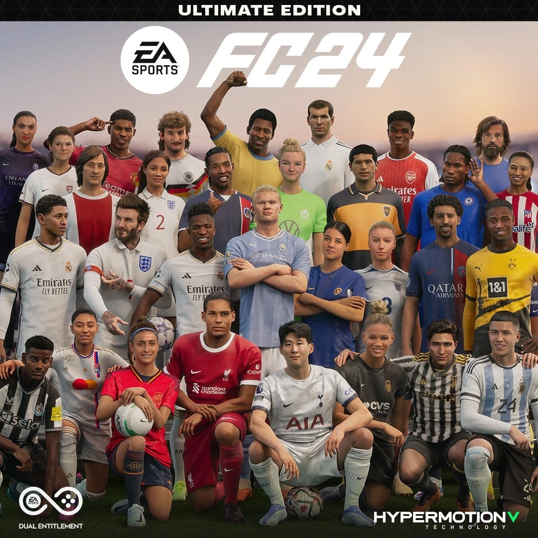 Официально представленная обложка EA FC 24 Ultimate Edition