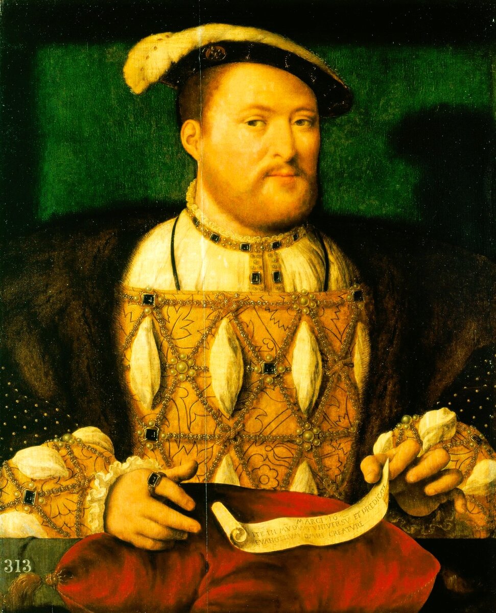 «Король Генрих VIII», худ. Йоос ван Клив, 1530-е годы
