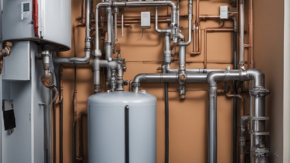 Система отопления, сгенерированная при помощи Stable Diffusion