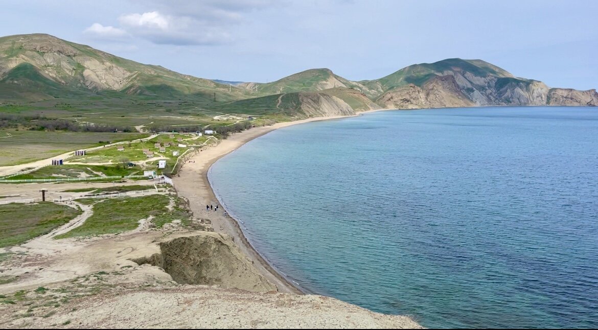 Тихая бухта Крым палаточный городок