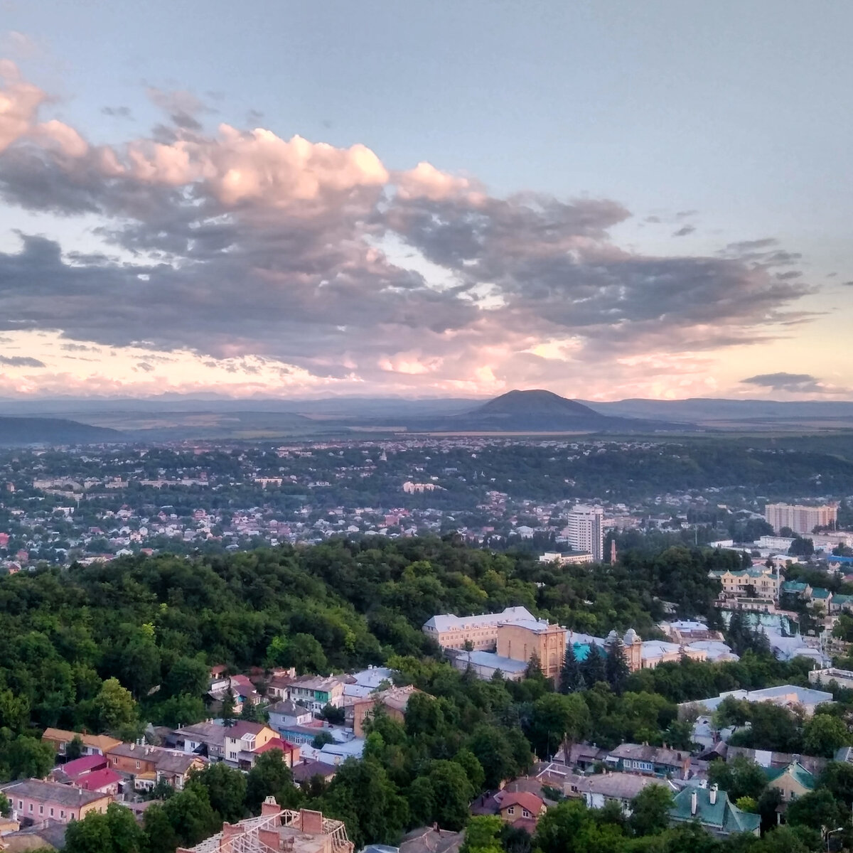 Вид от Эоловой Арфы (июль 2021 года)