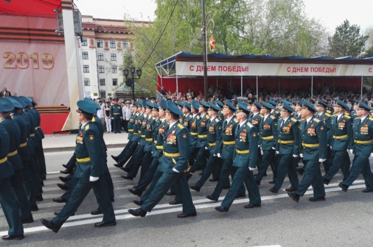    В Тюмени 3 и 5 мая пройдут репетиции прохождения войск в честь Дня Победы