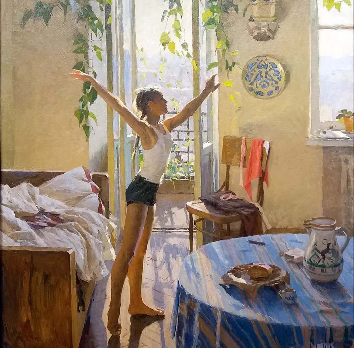 "Утро", худ. Татьяна Яблонская