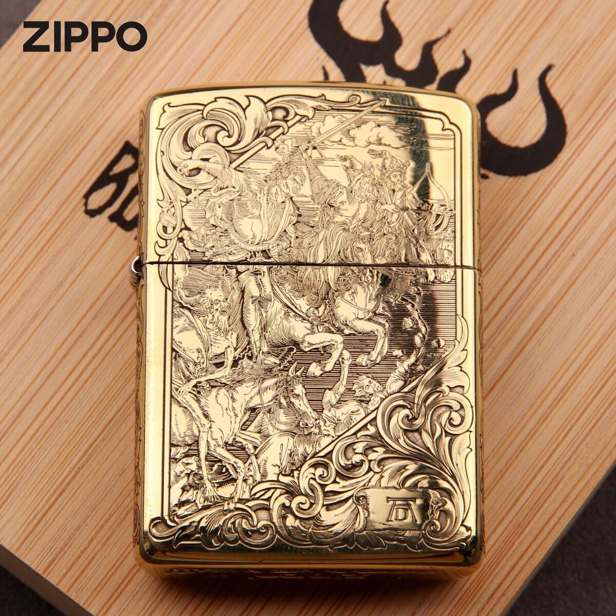 Гравировка на зажигалке Zippo на заказ. Доставка по Москве и России!