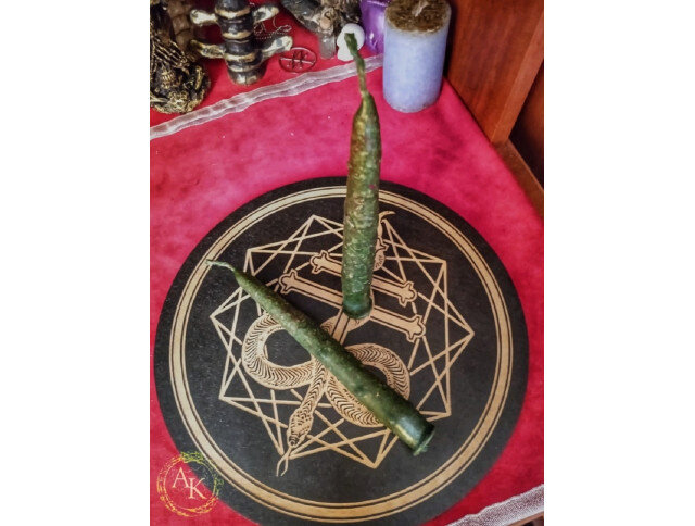 Свеча счастливая монета