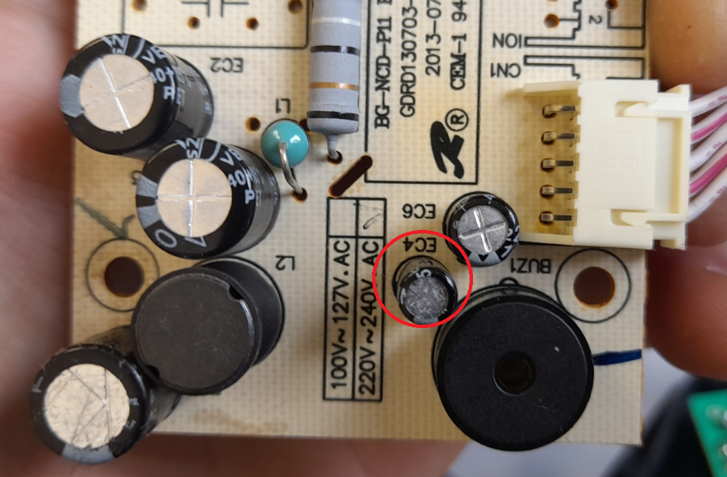 Обогреватель Electrolux Brilliant ECH/B-1500 не включается Ремонт ...