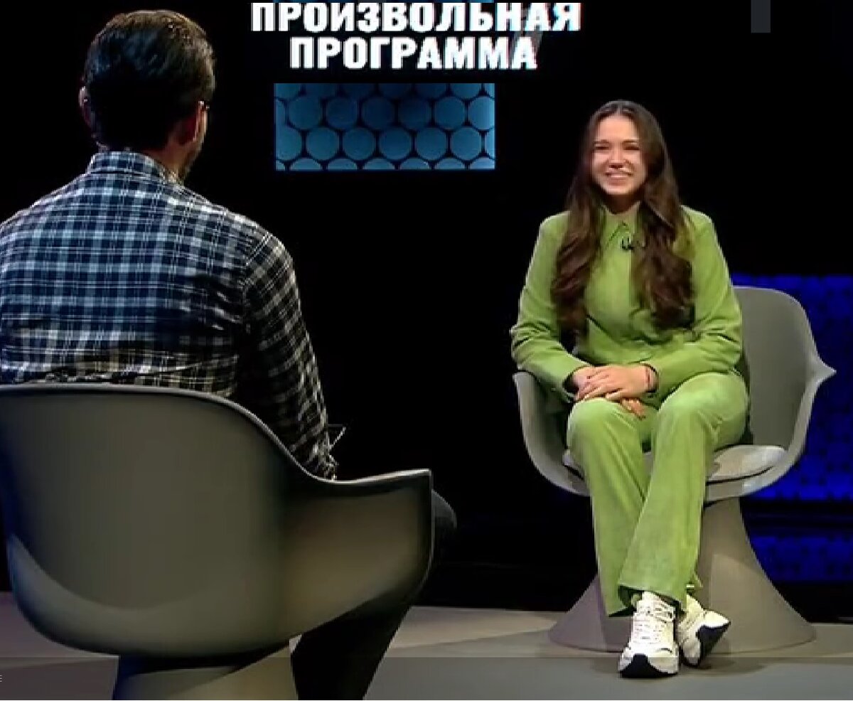 Фрагмент кадра из Подкаста Первого канала 
