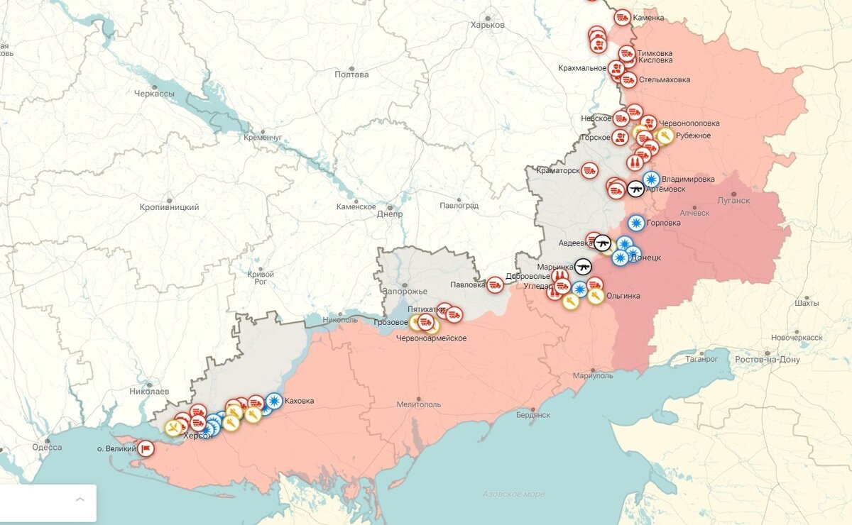 Как выглядит карта военных действий Украина должна ошеломить Россию Воен Полит Информ Дзен