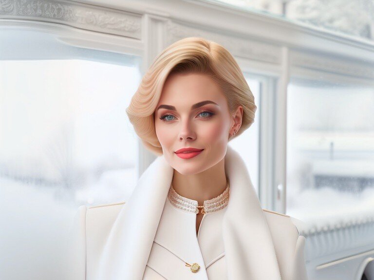 Изображение на основе моей фотографии из нейросети. Женщина психолог.