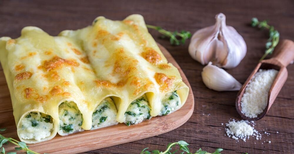     Рецепт пасты каннеллони с начинкой
