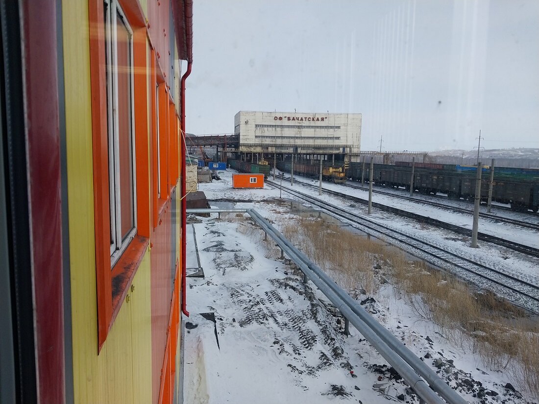 Промышленные железнодорожные пути Бачатского разреза