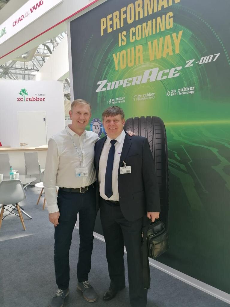 Директор по продажам АО "Волтайр-Пром" Денис Викторович Баев на выставке «Шины, РТИ и каучуки-2023»