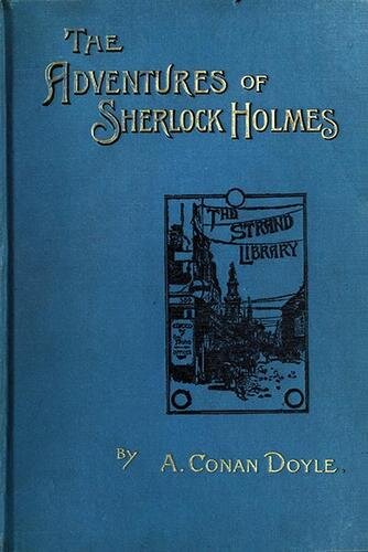 Одна из книг. The Adventures of Sherlock Holmes
