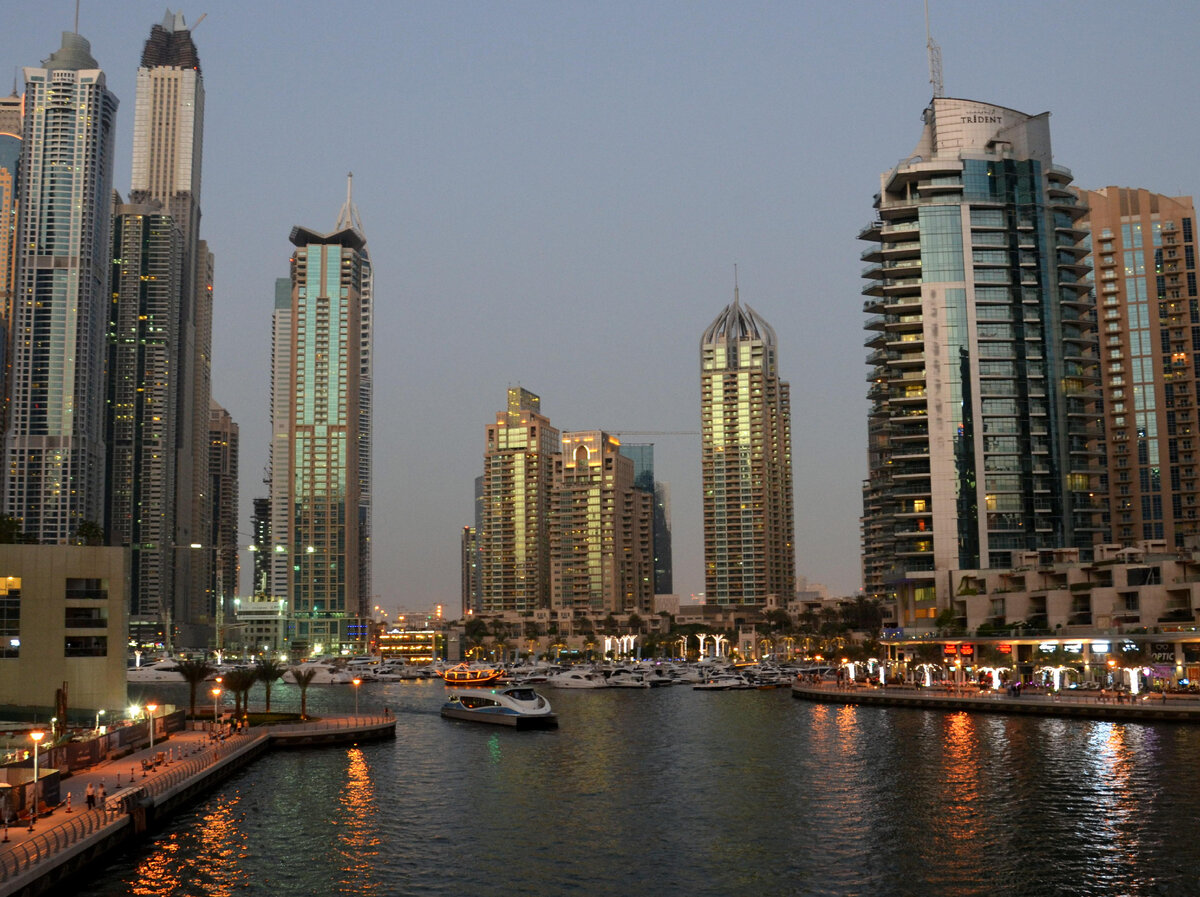 Дубай Марина. 2015 год. Фото автора.