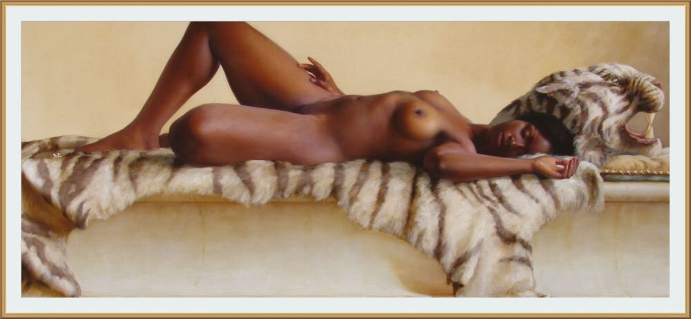  © Пол С. Браун  / Paul S. Brown;  / род. 1967 / Голая тигрица 