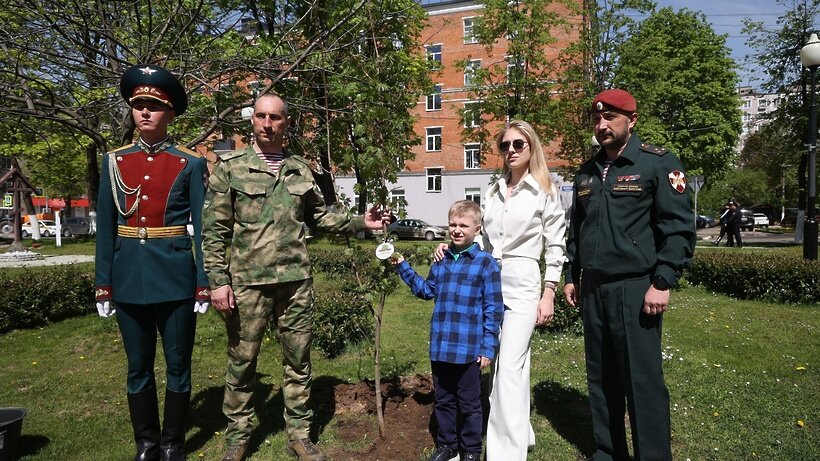    Акция "Лес Победы" в Балашихе © Страница «Администрация г.о. Балашиха» во «ВКонтакте»