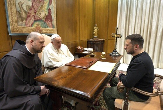    Владимир Зеленский с визитом в Ватикане