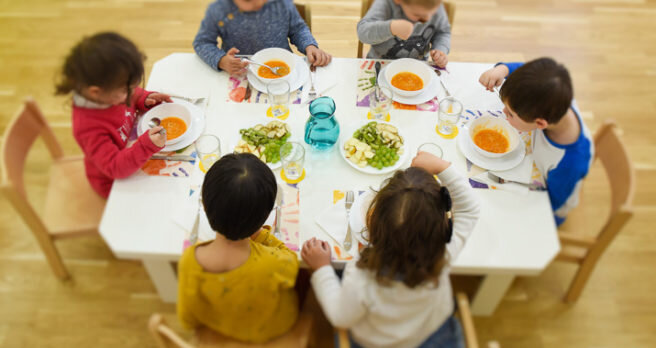 Дети в детском саду в Вене. Источник фото: https://www.kindergartenwien.at/essen/