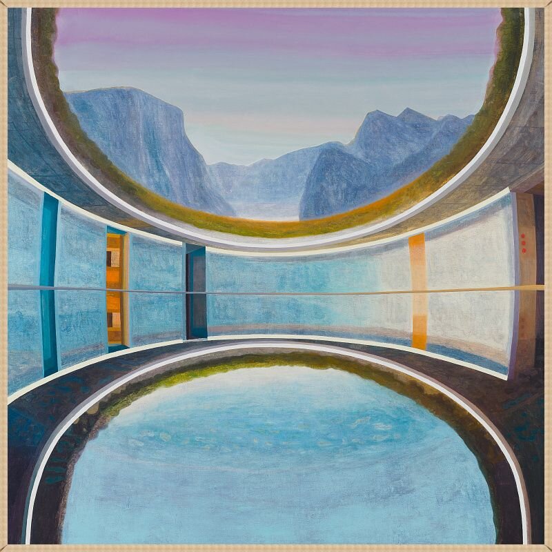 © Ханс Вандекеркхове (Hans Vandekerckhove). Запретный бассейн - 2, 190х190 см. 2018