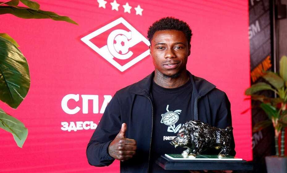    Квинси Промес - лидер "Спартака", но тренируется отдельно. Фото: ФК Спартак