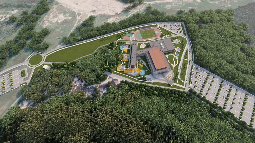    Проектное решение строительства технолицея им В.И. Долгих в Истре ©