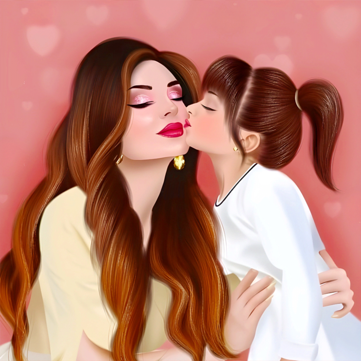 Рисунок создан мною в моём смартфоне. Всё только по любви...