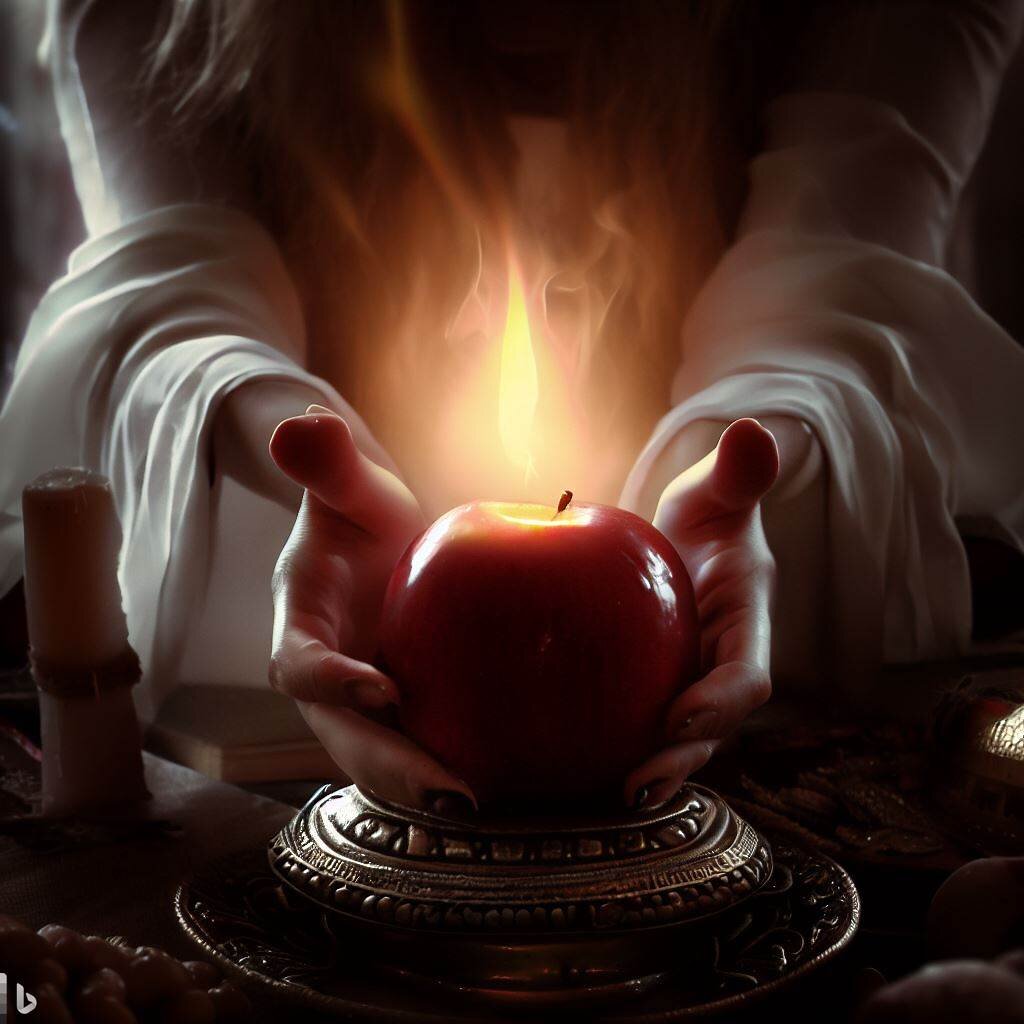 Ритуал с яблоком