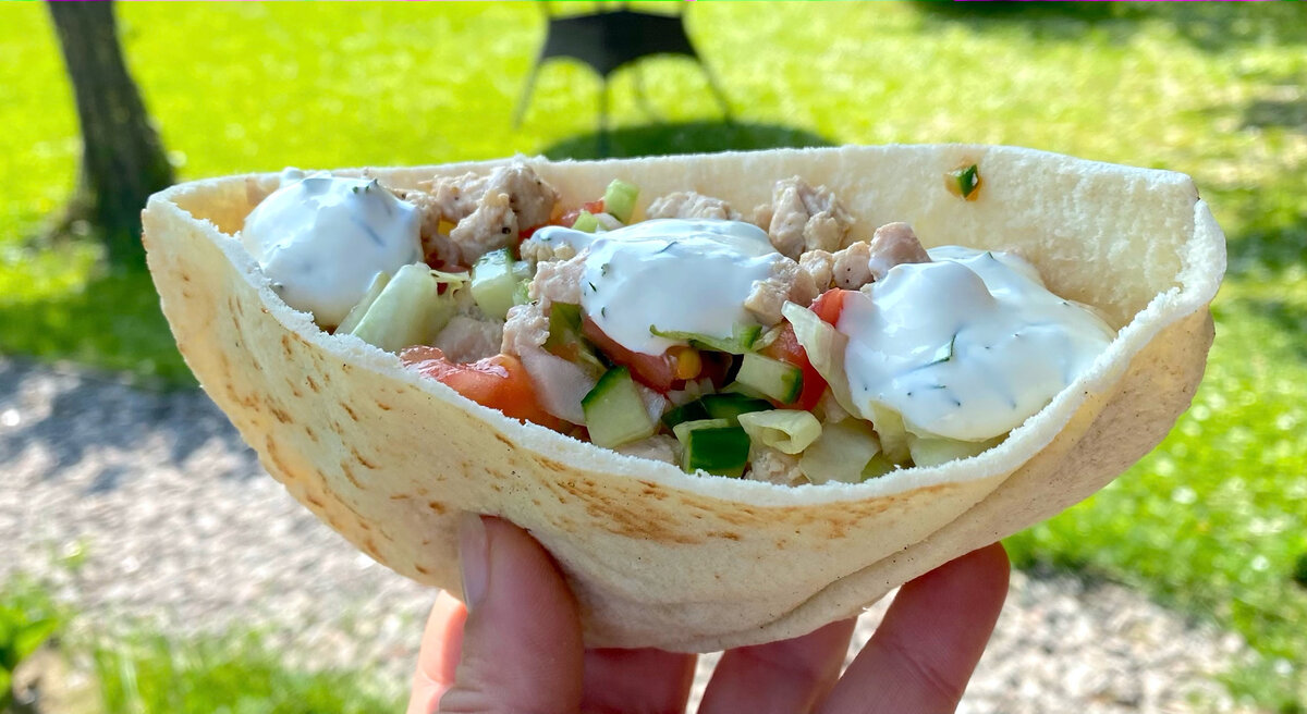 Пришло время уличной еды: покажу наш любимый рецепт шавермы по ...